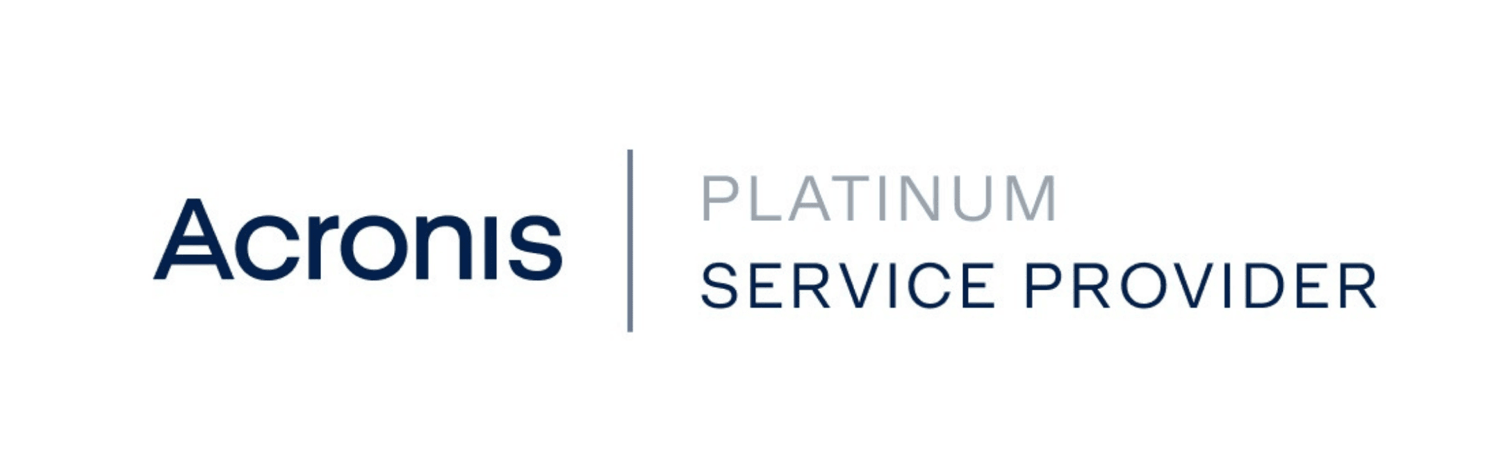 acronis platinum service provider logo